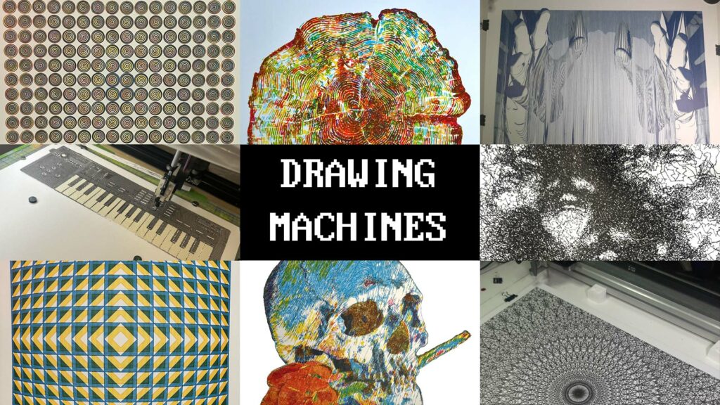 Drawing Machines at Split Gallery in Omaha, NE